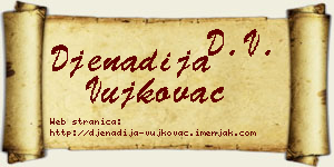 Đenadija Vujkovac vizit kartica